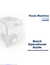 Viante CUC-26PM Quick Operational Manual