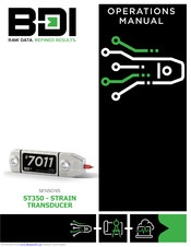 BDI ST350 Operation Manual