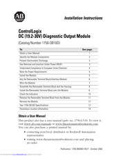 Allen-Bradley ControlLogix 1756-OA8D Installation Instructions Manual