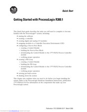 Allen-Bradley ProcessLogix R300.1 Quick Start Manual