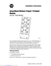Allen-Bradley ArmorBlock MaXum 1792D-8BVT8D Installation Instructions Manual