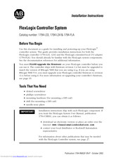 Allen-Bradley FlexLogix 1794-L33 Installation Instructions Manual