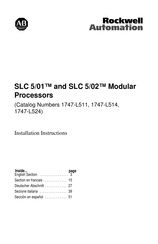 Allen-Bradley SLC 5/01 Installation Instructions Manual