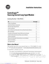 Allen-Bradley ControlLogix 1756-IF6CIS Installation Instructions Manual