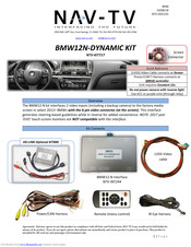NAV-TV BMW12N-DYNAMIC KIT Manual