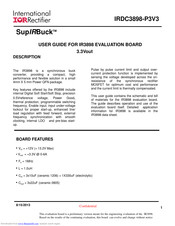 International Rectifier SupIRBuck IR3898 User Manual