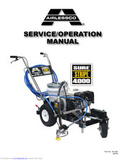 AIRLESSCO SureStripe 4000 Service & Operation Manual