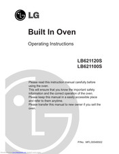 LG LB621120S Operating Instructions Manual