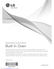 LG LB621120S Operating Instructions Manual
