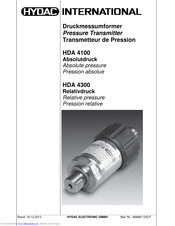 HYDAC ELECTRONIC HDA 4144 Manual
