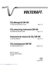 VOLTCRAFT CM-100 Operating Instructions Manual