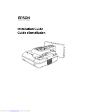 Epson PowerLite 700U Installation Manual