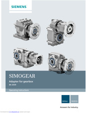 Siemens SIMOGEAR BA 2039 Operating Instructions Manual