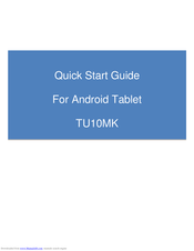 ECS TU10MK Quick Start Manual