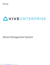 HTC Vive Enterprise User Manual