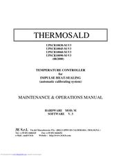 THERMOSALD UPSCR10090-M-V3 Maintenance & Operation Manual