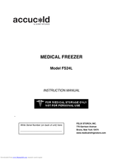 Accucold FS24L Instruction Manual