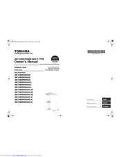 Toshiba MCY-MHP0604HS-A Owner's Manual
