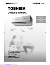 Toshiba RAS-07~13 S2A Series
RAS-13SKP-E Owner's Manual