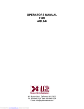 Advanced Greig Laminators, Inc. AGL64i Operator's Manual