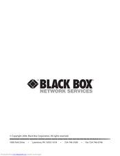 Black Box RS-232 Series Manual