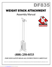 Deltech Fitness DF835 Assembly Manual