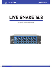 Audiolab LIVE SNAKE 16.8 User Manual