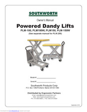 Southworth PLM100W Owner's Manual