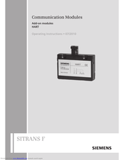 Siemens FDK:085U0321 Operating Instructions Manual