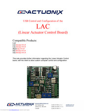 Actuonix LAC User Configuration Manual