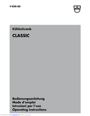 V-ZUG 900 Operating Instructions Manual