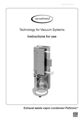 vacuubrand Peltronic Instructions For Use Manual