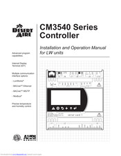 Desert Aire CM3540 Series Installation And Operation Manual