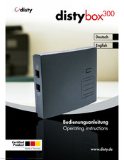 Disty distybox300 Operating Instructions Manual