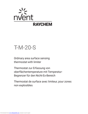 nvent Raychem T-M-20-S Manual