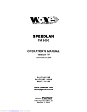 Wave Wireless Networking SPEEDLAN TM 6000 Operator's Manual