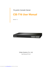 Sollae Systems CSE-T16 User Manual