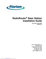 Flarion RadioRouter Installation Manual