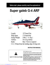 Top RC Model Super galeb G-4 ARF Instruction Manual