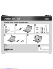 Fujitsu LIFEBOOK E558 Quick Start Manual