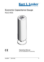 Kurt J. Lesker KJLC XCG Operating Manual