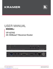 Kramer VP-427H2 User Manual