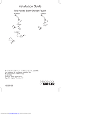 Kohler K-16214 Installation Manual