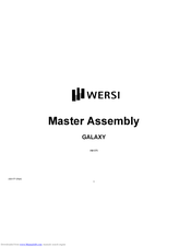 Wersi GALAXY Assembly Manual