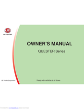 UD Trucks QUESTER Series Owner's Manual
