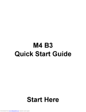 M4 B3 Quick Start Manual