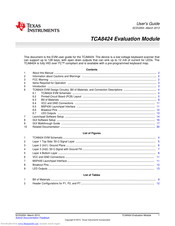 Texas Instruments TCA8424 User Manual