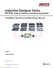 Metos Induction Designer Series Installation, Operation And Maintenance Manual