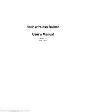 VoIP GW-522FW User Manual