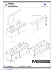 Fresca FVN8042 MEZZO Installation Manual